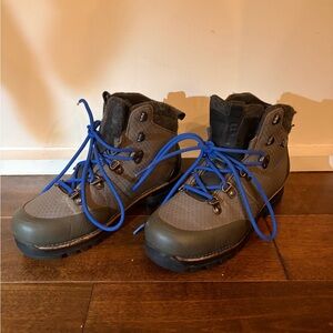 L.L. Bean Gray and Blue Hiking Boots